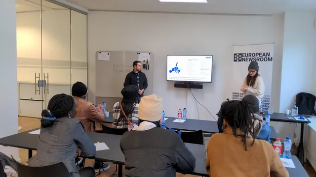 African journalists demand attention as they visit European Newsroom