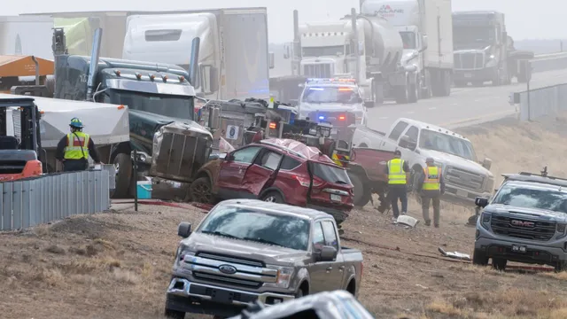 Tragic pileup claims lives on I-25 in Colorado