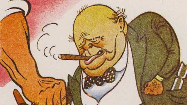 Winston Churchill's image becomes a global brand through cartoons