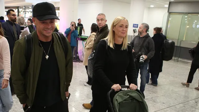 Ant McPartlin and Declan Donnelly return to London with families after I'm A Celeb journey