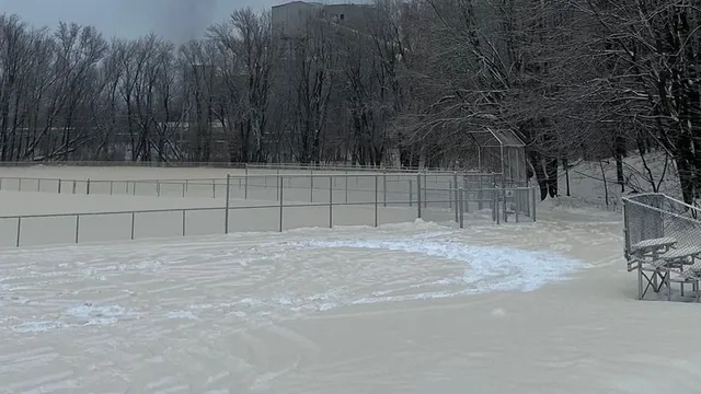 Maine town covered in brown snow sparks outrage among locals