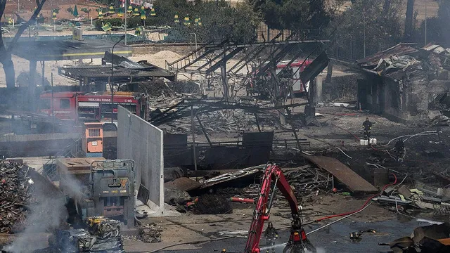 Gas station explosion injures dozens in Rome