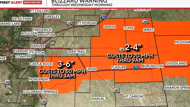 Blizzard conditions cause widespread highway closures across central US