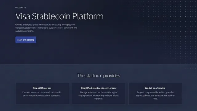 Visa launches stablecoin platform to transform payment systems