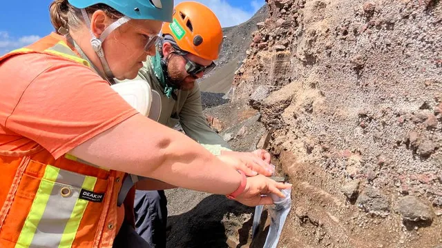 Scientists collect crucial tephra samples from Kilauea's summit