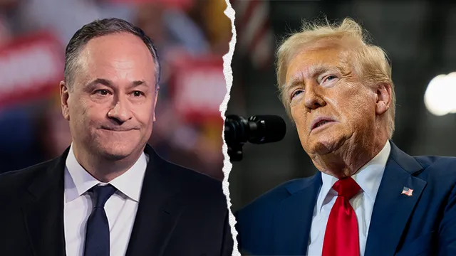 Doug Emhoff warns Trump endangers Jewish Americans with rhetoric