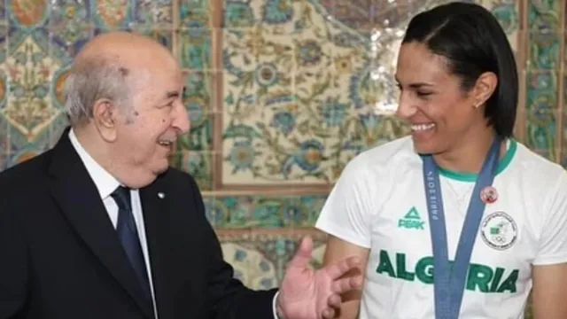 Boxer Imane Khelif Honored by Algerian President After Gold Win Amid Gender Debate