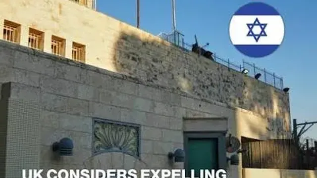 Britain's top security adviser visits Israel to try to stop closure of its East Jerusalem consulate