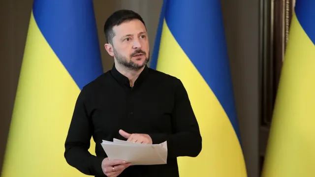 Ukraine's President Volodymyr Zelensky announces first combat use of its FP-7 tactical ballistic missile