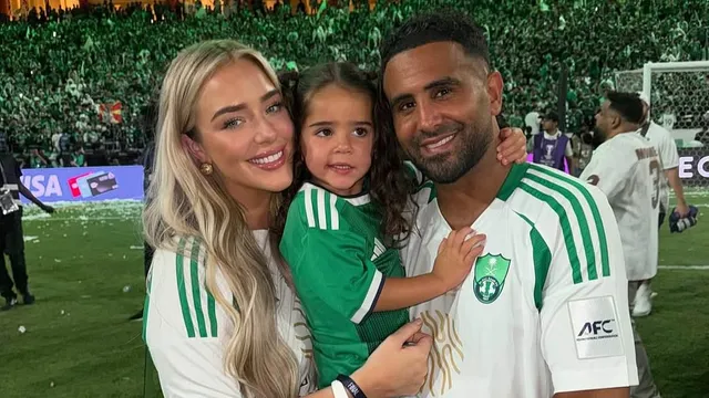 Riyad Mahrez welcomes son and delays joining Algeria's national team
