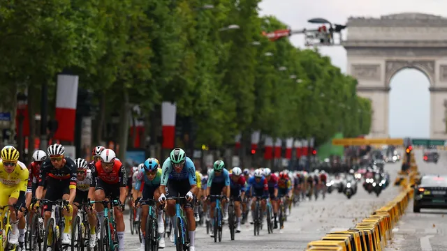 Tour de France final stage cut short as wildfires rage in France
