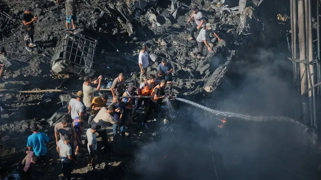 Israeli air strikes kill two, including child, in Gaza