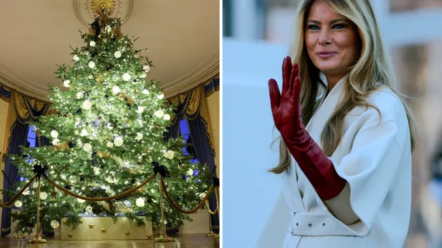 Melania Trump showcases her personalized Christmas decor at the White House