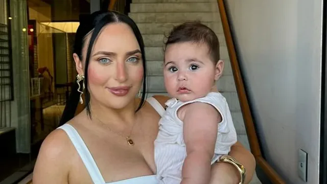 Brittany Opetaia-Halls reveals her 'mega babies' wear one-year-old clothes at birth