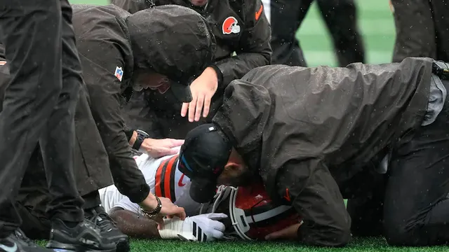 Cleveland Browns rookie wide receiver KC Concepcion suffers concussion in game against New York Jets