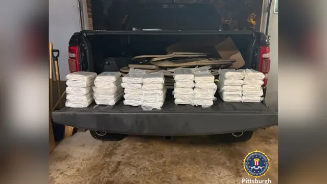Two men arrested after 180 pounds of cocaine seized in Pittsburgh