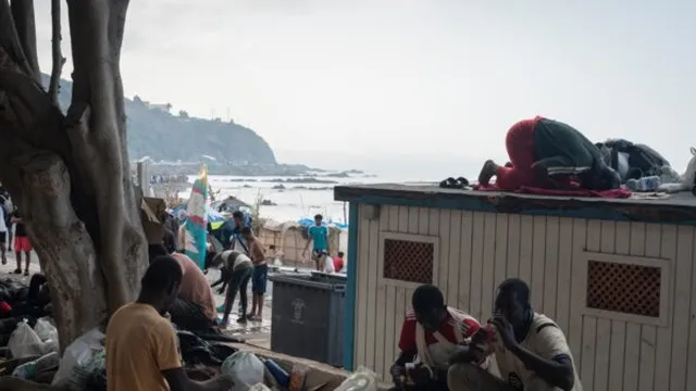 Thousands of migrants remain in Ceuta beach camps, health warnings issued