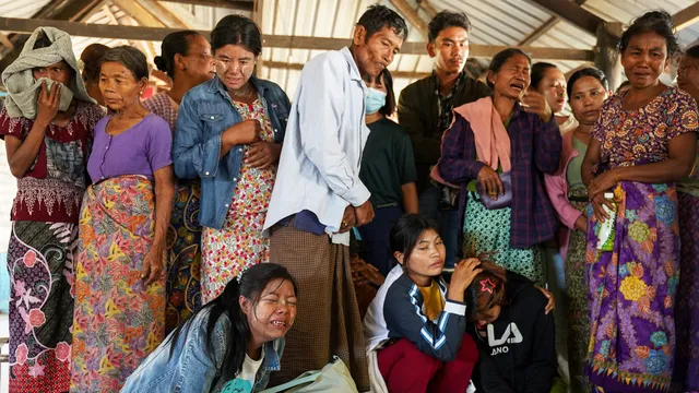 Myanmar military air strikes kill dozens of civilians