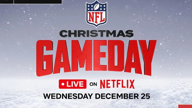 Netflix changes the game with NFL Christmas Day matchups