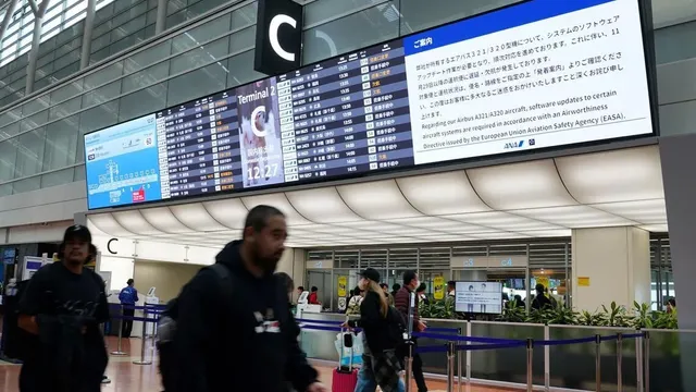 Flights canceled due to severe snowstorm hitting Japan's northwest