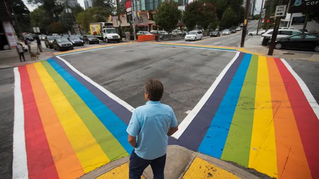 Four charged with hate crimes for vandalizing pride flags in Atlanta