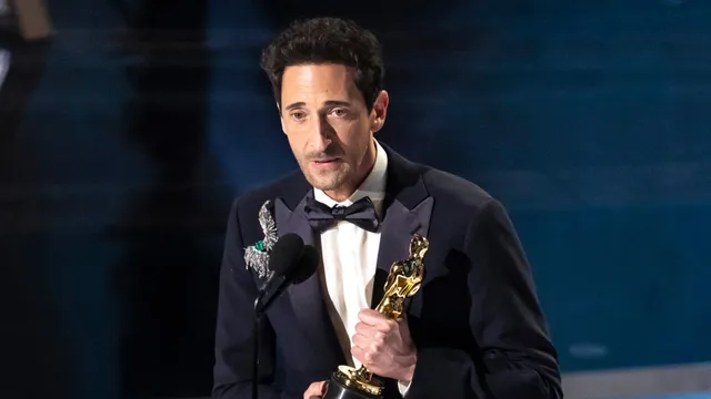Adrien Brody breaks Oscars acceptance speech record