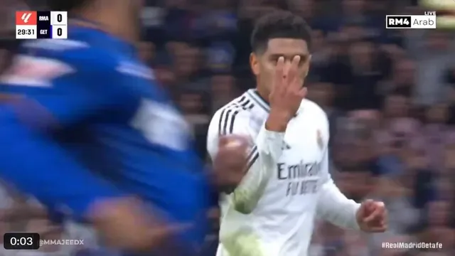 Jude Bellingham shows composure with penalty against Getafe