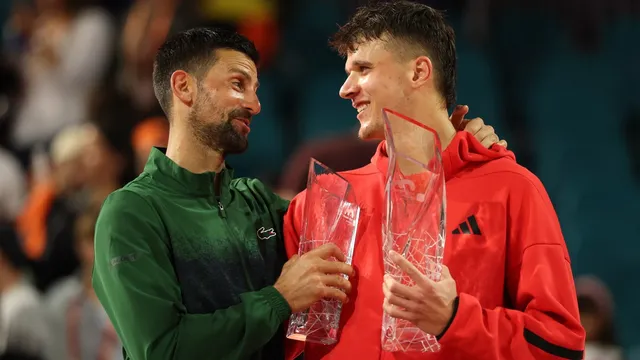 Jakub Mensik defeats Novak Djokovic in historic Miami Open final