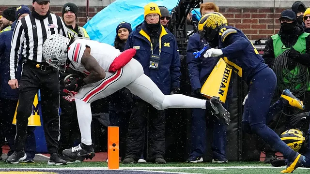 Controversial touchdown sparks outrage among Michigan fans