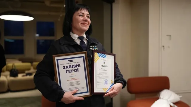 Train crew saves lives as drone attack strikes Ukraine transport