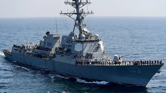 U.S. Navy sailors injured after destroyer collides with supply ship