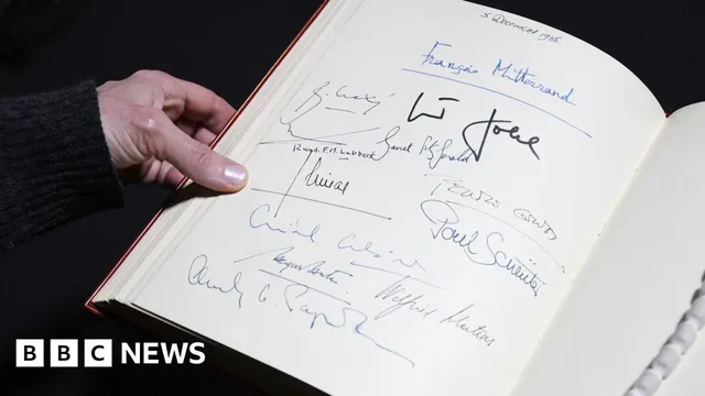 Special guests reveal secrets in Downing Street visitors' books