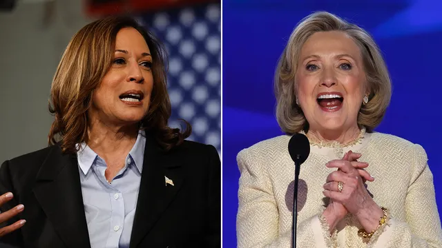 Hillary Clinton reacts to Biden"s campaign withdrawal with excitement
