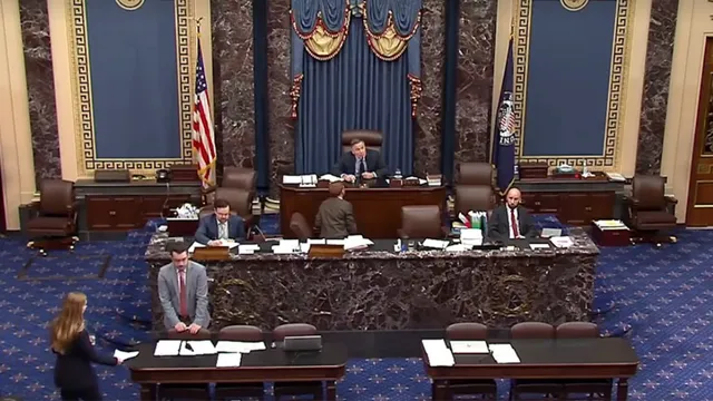 Protester arrested for disrupting Senate debate on Trump's megabill