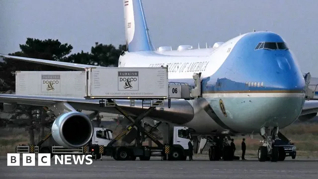 Trump secretly switches planes to escape Iranian threat