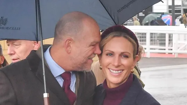 Zara and Mike Tindall's family day out at Cheltenham sparks joy and controversy