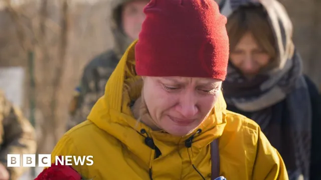 War widow moves husband's grave to Kyiv for safety