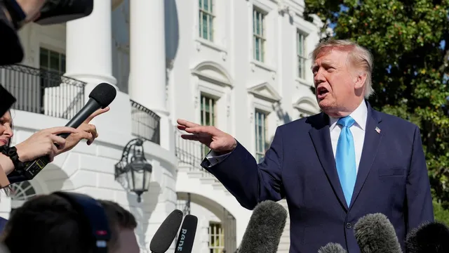 President Trump blames Ukraine and Democratic states for high US gasoline prices, not Iran war