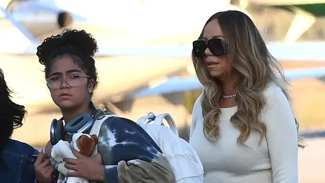 Mariah Carey and Kids Vacation in Sardinia