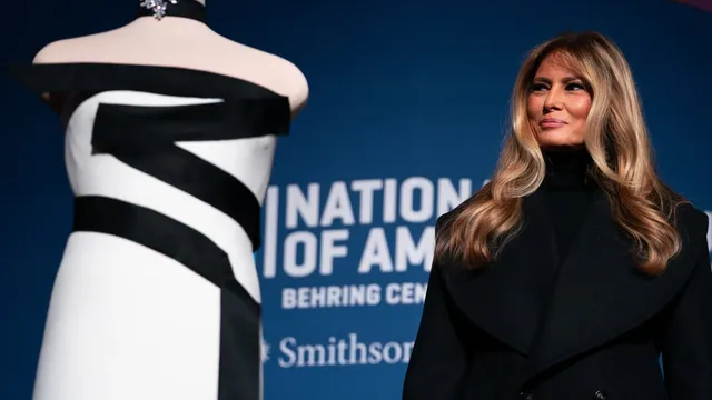 Melania Trump donates her inaugural gown to the Smithsonian museum