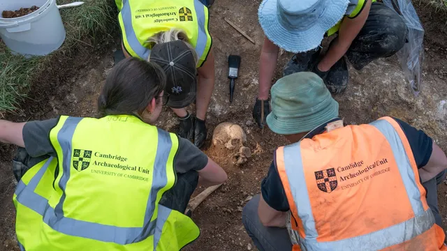 Cambridge students uncover remains of possible mass execution pit