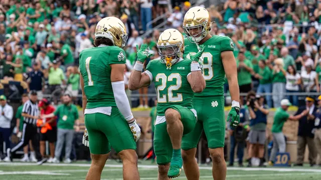 Notre Dame Fighting Irish defeat Stanford Cardinal 58-7 in college football game