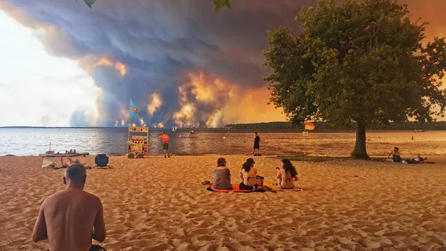 France's Gironde wildfire creates unprecedented lightning cloud and devastation