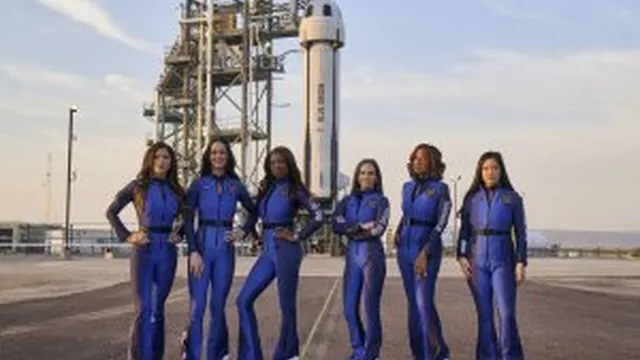 Katy Perry and Gayle King take to the stars on Blue Origin rocket