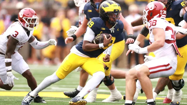 Michigan defeats No. 11 Oklahoma with late touchdown
