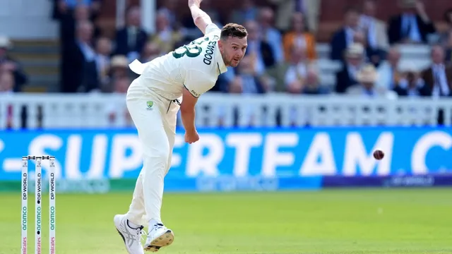 Josh Hazlewood sidelined for the first Ashes Test due to injury setback