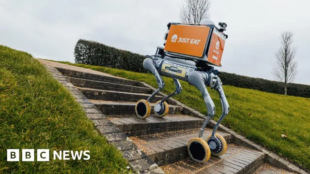Delivery robots that climb stairs begin testing in UK cities