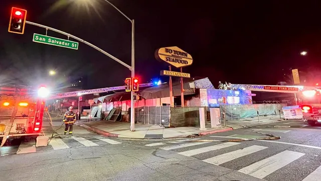 Fire engulfs historic vacant restaurant in downtown San Jose