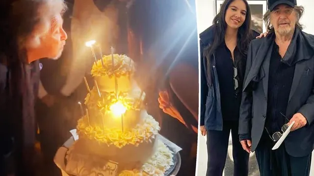 Al Pacino Celebrates Girlfriend's Birthday with Cake in Instagram Video