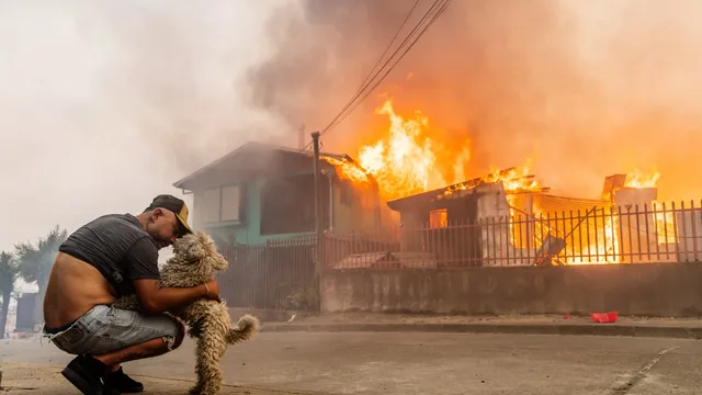 Chilean wildfires kill 18 and displace thousands amid catastrophe declaration
